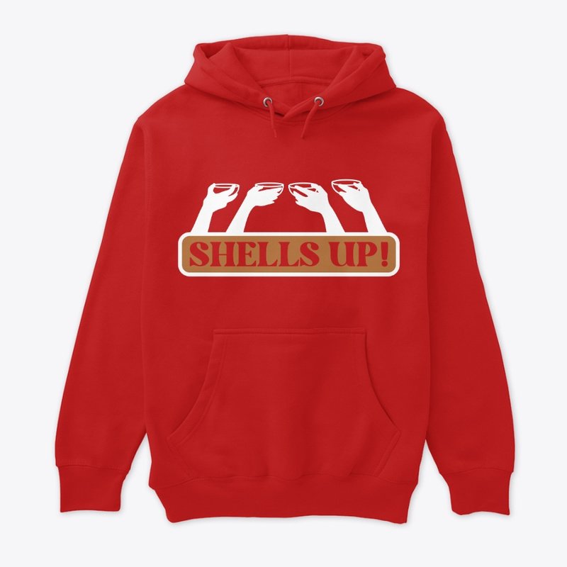 Shells Up Premium Pullover Hoodie - Image 3